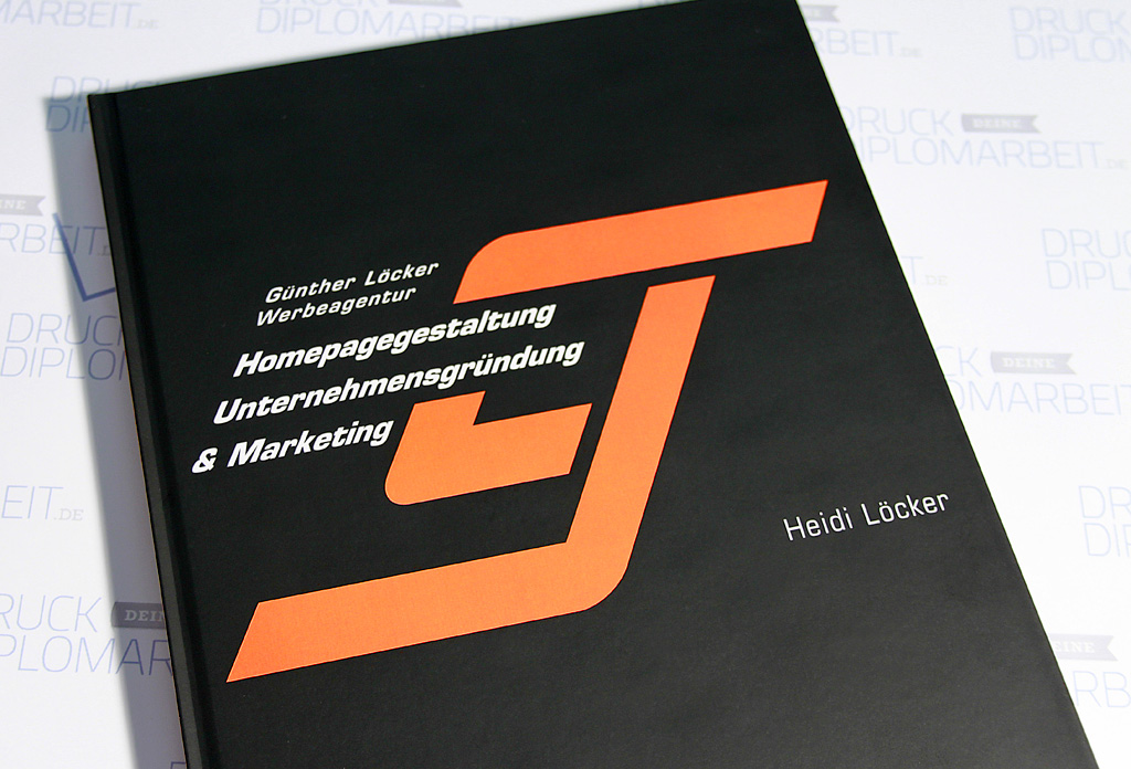 Hardcover-Bindung designt von Günther Löcker.